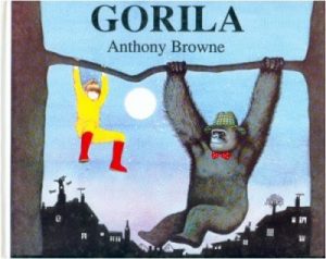 Portada del libro Gorila de Anthony Browne