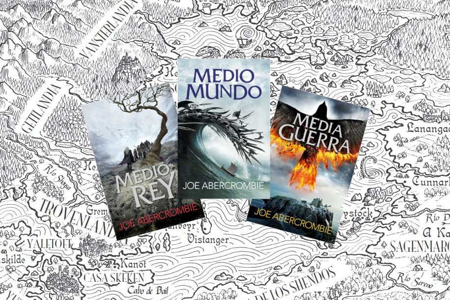 Las portadas españolas de la trilogía sobre el mapa del mar quebrado