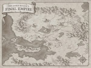 Mapa que muestra los territorios del Imperio final.