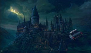 Hogwarts nocturno