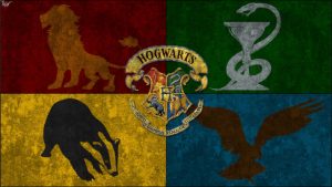 Emblemas de las casas de Hogwarts